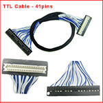 41pins TTL Cable for LCD Panel DF9-41