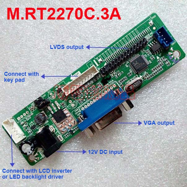 M.RT2270C.3A ROWA LCD Monitor Driver Board / AD Board /VGA board