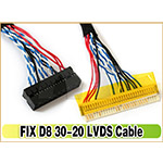 FIX-30P-D8 1ch 8bit LVDS Cable for LCD Panels