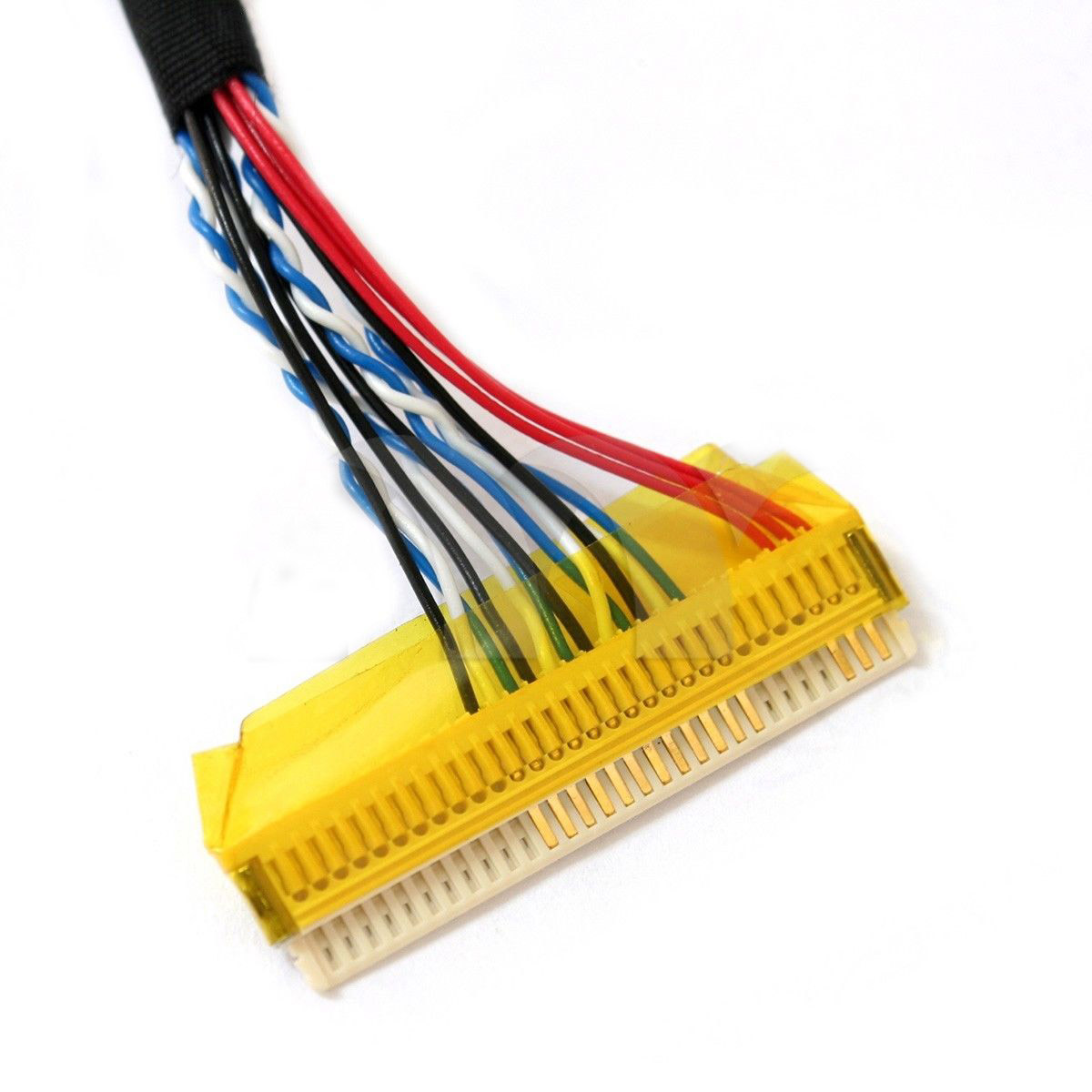 FIX-30P-D6 LVDS Cable 30Pin1.0mm Pitch 1CH 6BIT Lengthen 45cm LCD Signal Wire US 